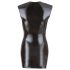 Cottelli - μίνι φόρεμα χωρίς μανίκια - γυαλιστερό - μαύρο - L