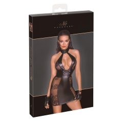   Noir - Μίνι φόρεμα με κορδόνια (μαύρο)