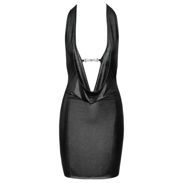 Cottelli Party - μίνι φόρεμα με λαιμόκοψη - ασημί - XL