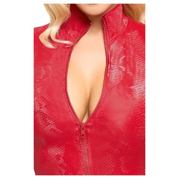 Cottelli - μίνι φόρεμα snake print - κόκκινο - γυναικείο