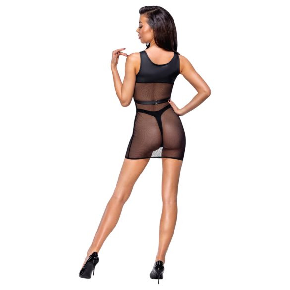 Cottelli - διάφανο σετ πάρτι (μαύρο) - M