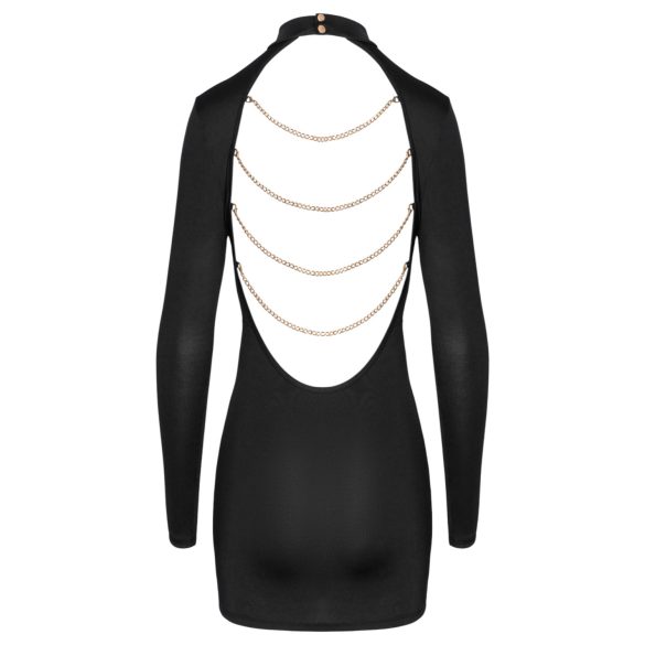 Cottelli - μίνι φόρεμα με ανοιχτή πλάτη και αλυσίδες - μαύρο - M