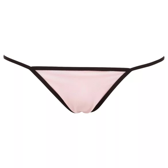 Cottelli - babydoll γυναικείο - δαντελένιο με βολάν - μαύρο - M