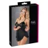 Cottelli - Babydoll γυναικεία - αέρινο, με βολάν - μαύρο - XXL