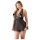 Cottelli Plus Size - αέρινο μαύρο δαντελένιο babydoll - 4XL
