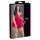 Cottelli Plus Size - αέρινο δαντελένιο babydoll (κόκκινο) - 3XL