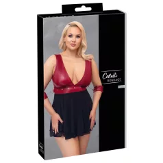 Cottelli Bondage Plus Size - babydoll (κόκκινο)