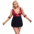 Cottelli Bondage Plus Size - babydoll (κόκκινο)