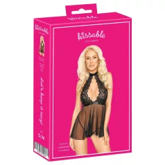   Kissable - babydoll δαντέλα λαιμόκοψη γυναικείο - μαύρο