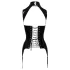Black Level - ολόσωμο με ανοιχτό στήθος και ζαρτιέρες - μαύρο