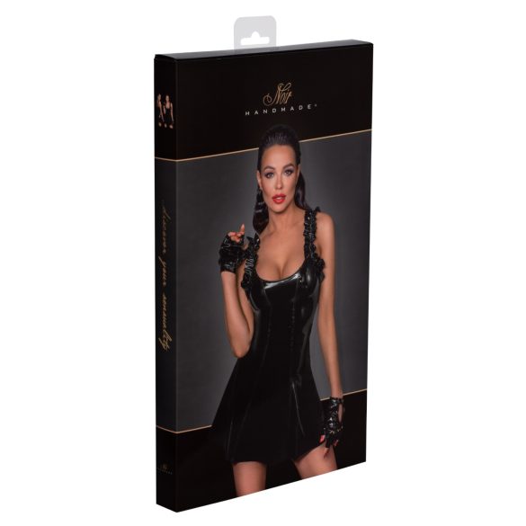 Noir - μικρό μαύρο φόρεμα με βολάν (μαύρο) - M