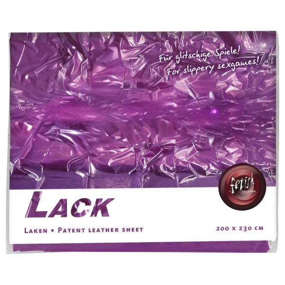 Λάκα σεντόνι - PVC αδιάβροχο - 200x220cm - μωβ