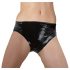 LATEX - γυναικείο εσώρουχο με ενσωματωμένο δονητή (μαύρο)