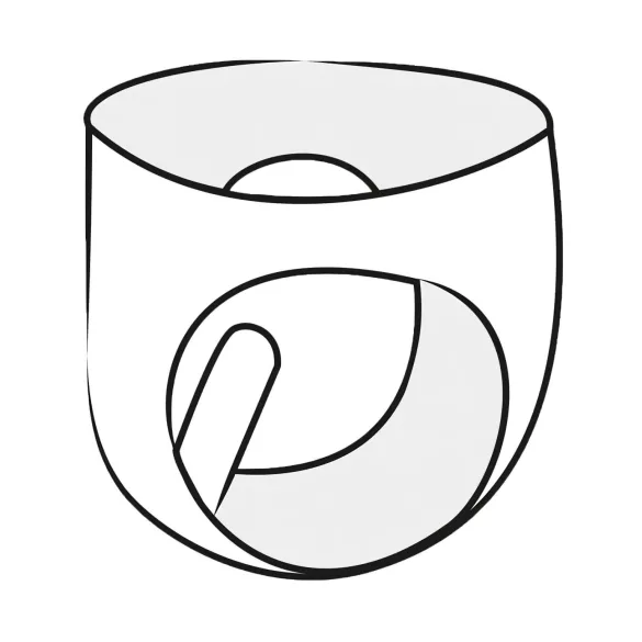 LATEX - γυναικείο εσώρουχο με προφυλακτικό - λάτεξ μαύρο - M