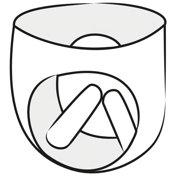 LATEX - γυναικείο εσώρουχο 2τμχ με φουσκωτό εσωτερικό δονητή (μαύρο)