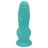 OgazR Θαλάσσιο Φίδι - αυλακωμένο dildo - 17 εκ. (μπλε-λευκό)