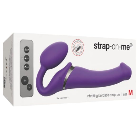 Strap-on-me M - Δονητής Χωρίς Ιμάντα (μωβ)