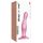Strap-on-me Curvy M - κυματιστό δονητής με βεντούζα (ροζ)