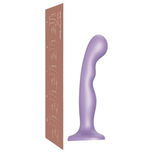 Strap-on Purple: Ευλύγιστο Δονητής με Βεντούζα
