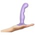Strap-on Purple: Ευλύγιστο Δονητής με Βεντούζα