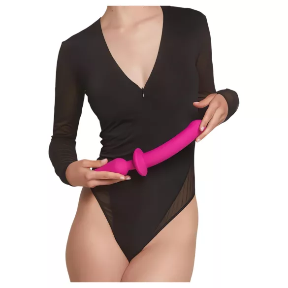 Strap-on-me Switch Ημι-Ρεαλιστικό XXL - δονητής 2 σε 1 (ροζ)