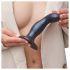 Strap-on-me Snaky M - καμπυλωτό πρωκτικό ομοίωμα (μπλε)