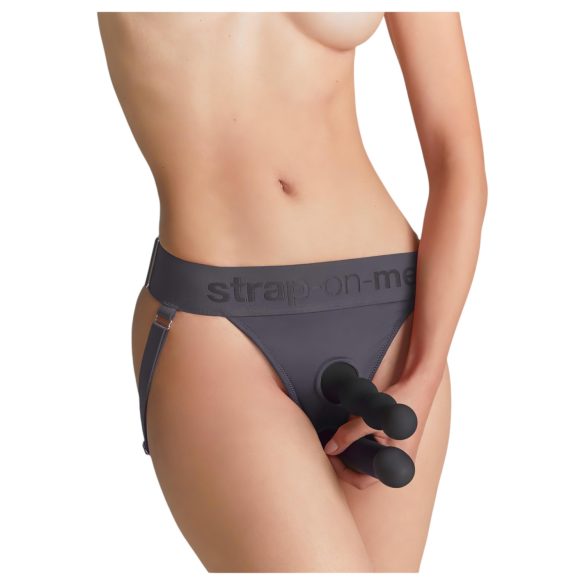 Strap-on-me - Κάτω εσώρουχο για προσαρμογή δονητή - XS-XXL (γκρι)
