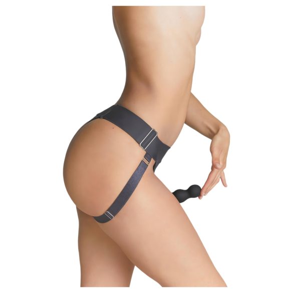 Strap-on-me - ζώνη για δονητή strap-on - ρυθμιζόμενο XS-XXL - γκρι