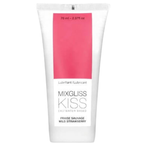 Mixgliss Kiss Wild - λιπαντικό με γεύση φράουλα, 70ml