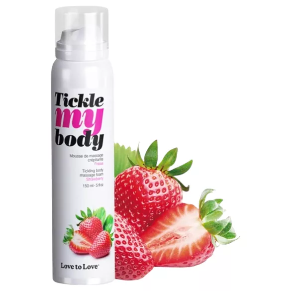 Tickle my body - αφρός μασάζ - φράουλα - 150ml