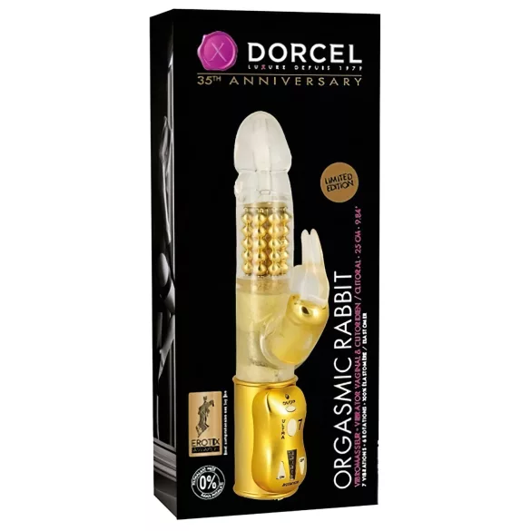 Dorcel Orgasmic Rabbit - δονητής χρυσός με κλειτοριδική δονούμενη κεραία