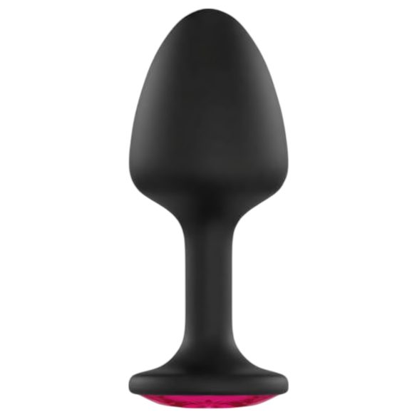 Νάιλον Κόσμημα XL Dorcel Geisha - μαύρο με ροζ λίθο