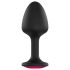 Νάιλον Κόσμημα XL Dorcel Geisha - μαύρο με ροζ λίθο