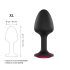 Νάιλον Κόσμημα XL Dorcel Geisha - μαύρο με ροζ λίθο