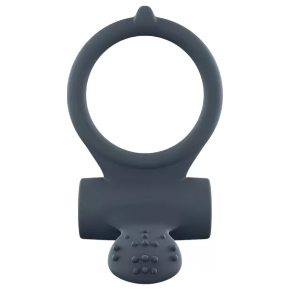 Dorcel Power Clit Plus - επαναφορτιζόμενο, δονητικό δαχτυλίδι πέους (μαύρο)