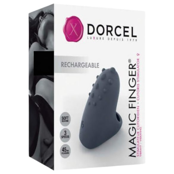 Dorcel Magic Finger - Επαναφορτιζόμενος δονητής δαχτύλου (γκρι)
