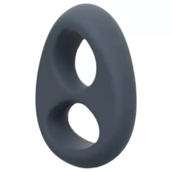 Dorcel - δαχτυλίδι πέους Liquid-soft Teardrop - σιλικόνη γκρι
