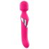 Dorcel Διπλή Ηδονή - επαναφορτιζόμενος 2 σε 1 δονητής μασάζ (ροζ)