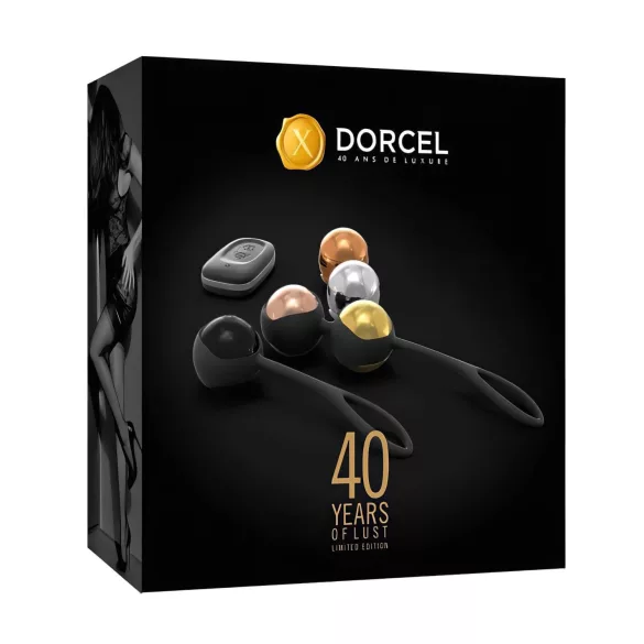 Μπάλες εκγύμνασης Dorcel - ασύρματο, ρυθμιζόμενο σετ μπαλών γκέισας
