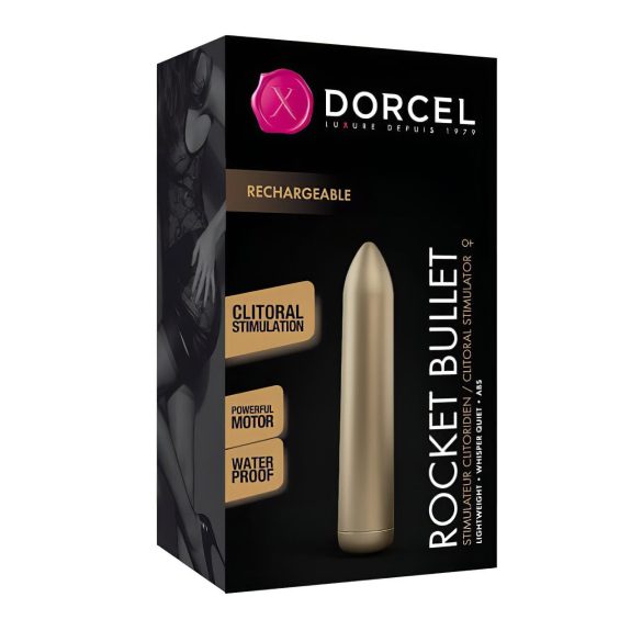 Dorcel - δονητής bullet επαναφορτιζόμενος - χρυσό