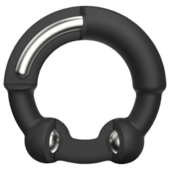 Δαχτυλίδι Dorcel Stronger - Μεταλλική Ενίσχυση (Μαύρο)