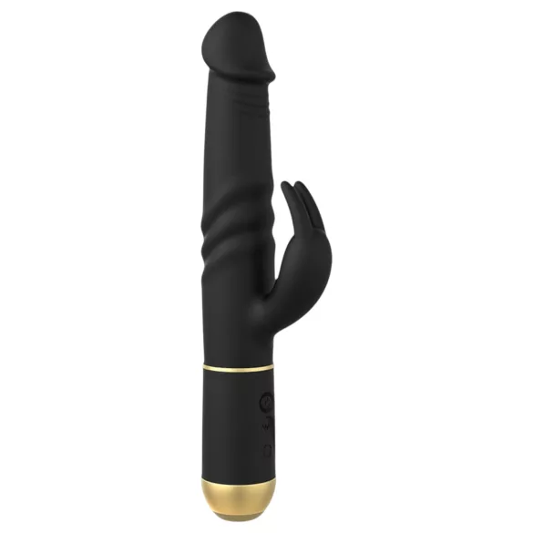 Dorcel - rabbit δονητής με ώθηση & δόνηση κλειτορίδας - μαύρο