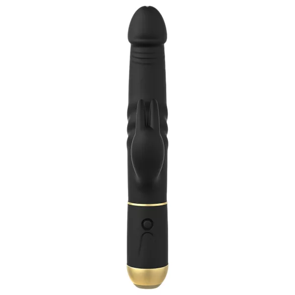 Dorcel - rabbit δονητής με ώθηση & δόνηση κλειτορίδας - μαύρο