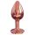 Μικρό Ροζ Χρυσό Αλουμινένιο Πρωκτικό Plug "Dorcel Diamond S"