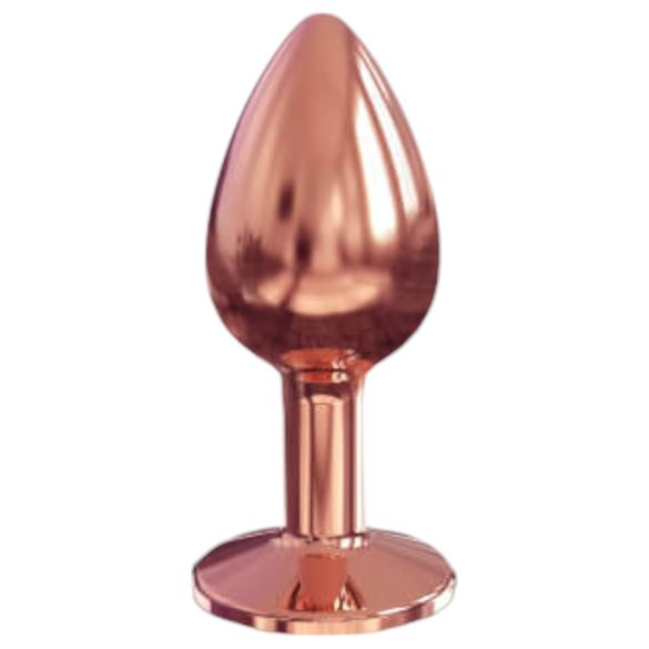 Μικρό Ροζ Χρυσό Αλουμινένιο Πρωκτικό Plug "Dorcel Diamond S"