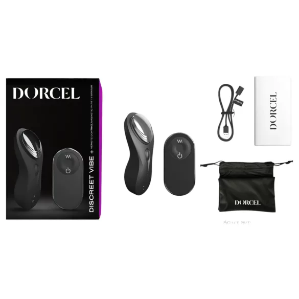 Dorcel Κρυφός Δονητής + - επαναφ., ραδιοκ. κλειτορινικός δονητής (μαύρο)