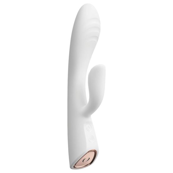 Θερμαινόμενος κουνελάκι Dorcel - Λευκός δονητής με αίσθηση κλειτορίδας