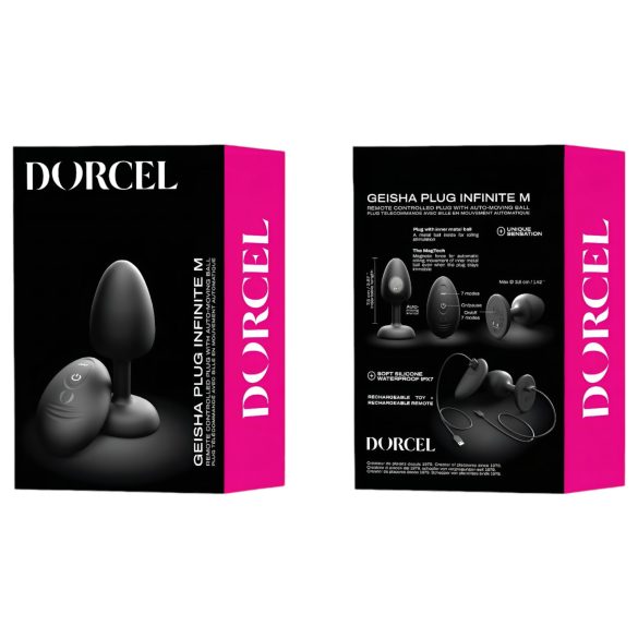 Dorcel - Σφαιρικό ασύρματο πρωκτικό δονητή M - (μαύρο)