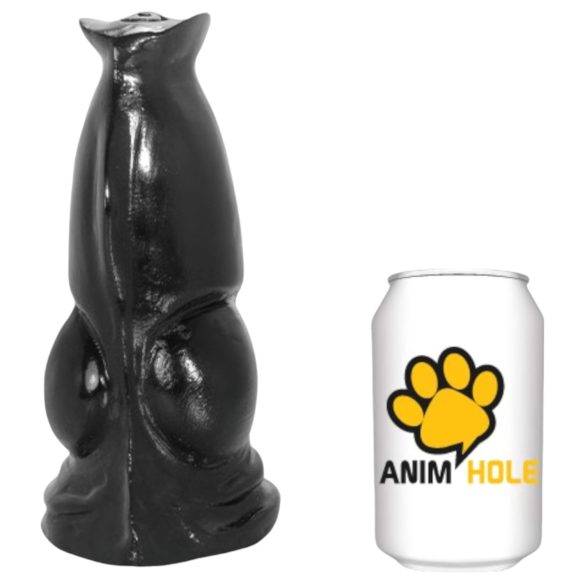 AnimHole Wolf - δονητής πέους λύκου - 21cm - μαύρο