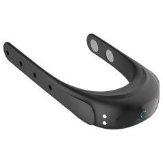   Funny Me - δονητικό δαχτυλίδι πέους με ρυθμιζόμενη ένταση - μαύρο